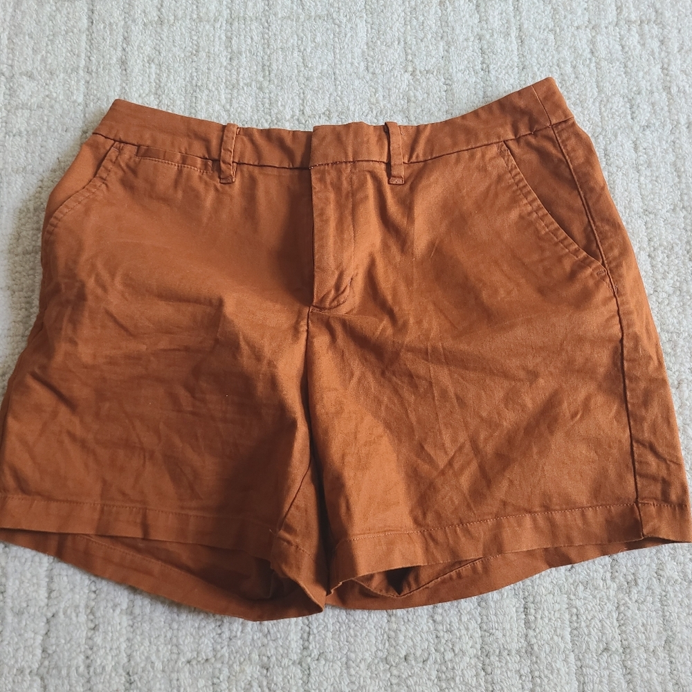 A New Day Womens Burnt Orange Shorts Size 4
